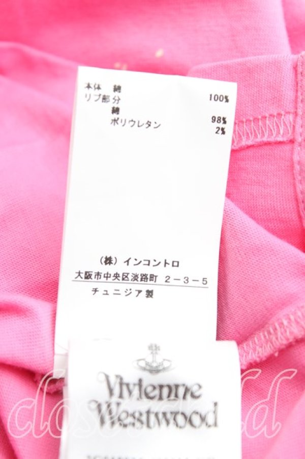 画像5: ヴィヴィアンウエストウッド 中古 / KISS オーバーザイブTシャツ S ピンク  H-25-03-23-019-to-OD-ZH (5)