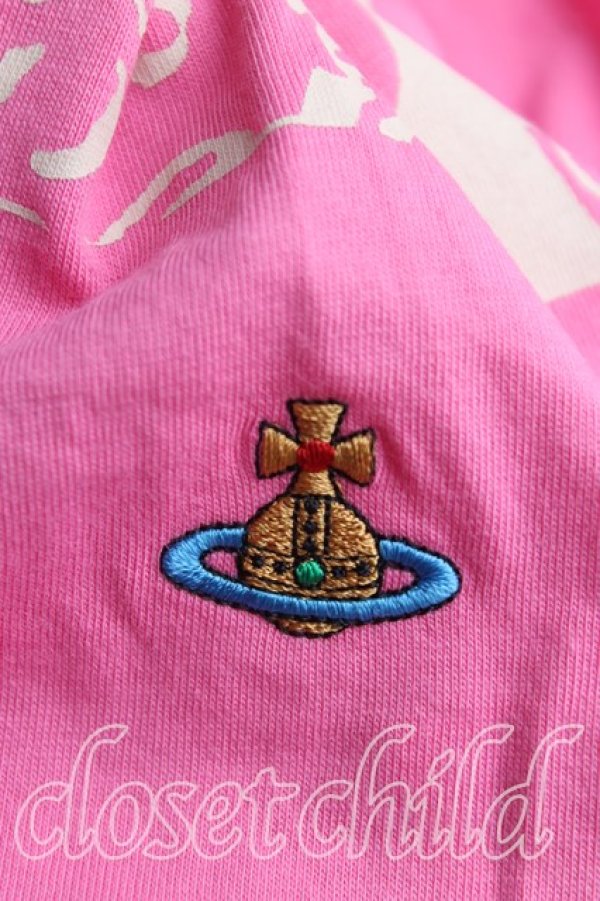 画像6: ヴィヴィアンウエストウッド 中古 / KISS オーバーザイブTシャツ S ピンク  H-25-03-23-019-to-OD-ZH (6)
