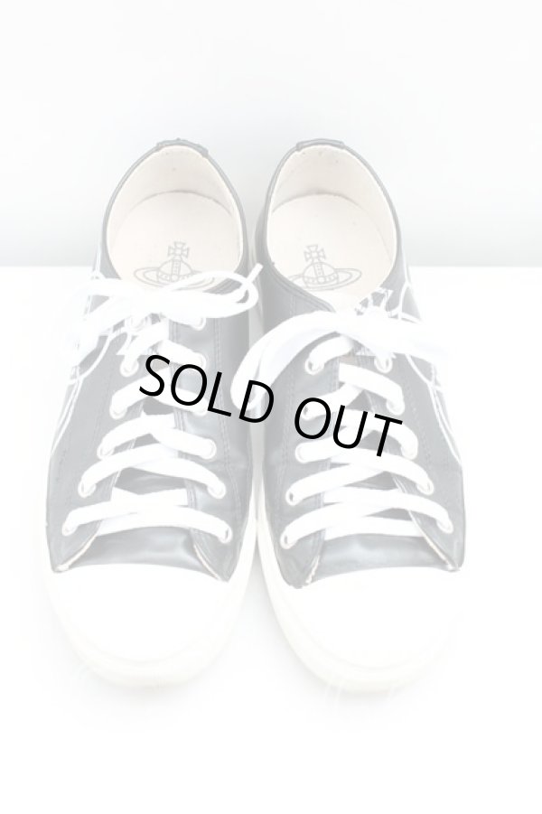 画像2: ヴィヴィアンウエストウッド 中古 / PLIMSOLLスニーカー 41（25.5cm） 黒  H-25-03-23-022-sh-OD-ZH (2)