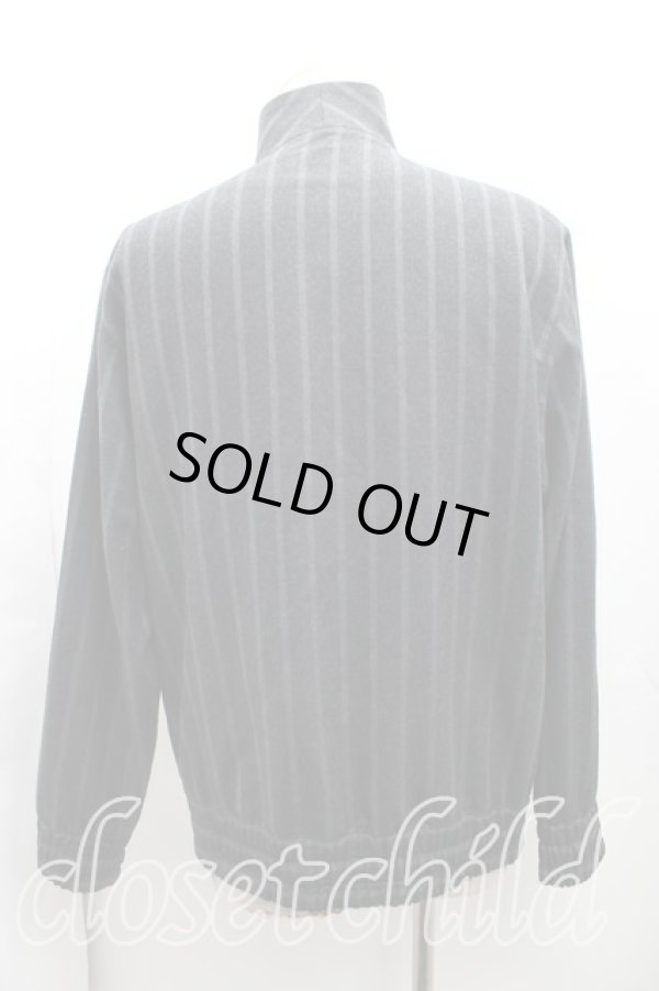 画像2: ヴィヴィアンウエストウッド MAN 中古 / ストライプジップブルゾン 50 灰  H-25-03-23-003-co-OD-ZH (2)