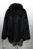 画像2: ヴィヴィアンウエストウッド 中古 / フェイクファーコート 00 黒  H-25-03-23-004-co-OD-ZH (2)