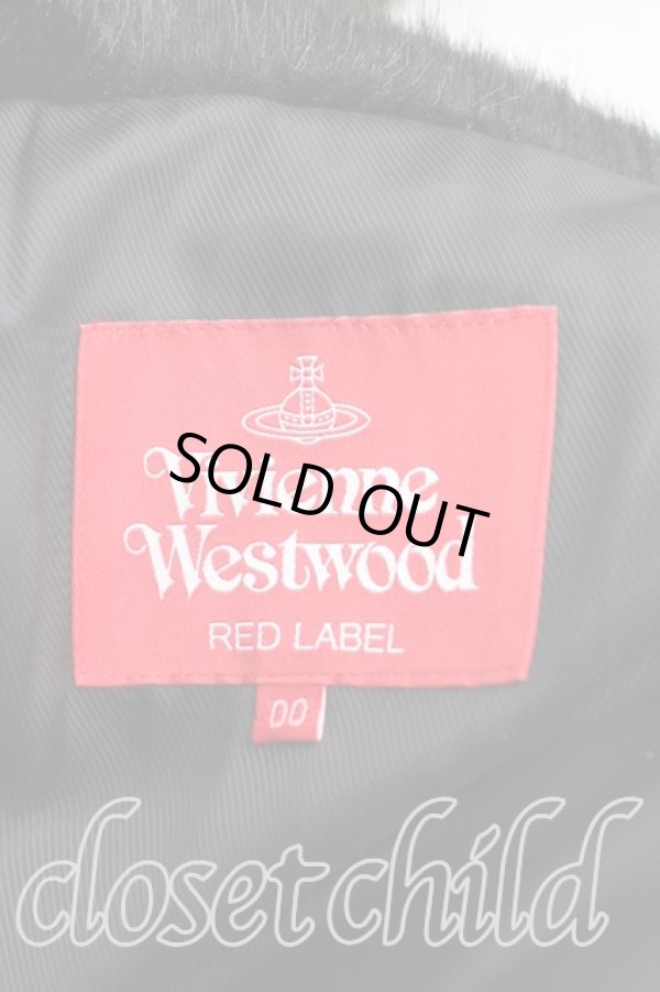 画像3: ヴィヴィアンウエストウッド 中古 / フェイクファーコート 00 黒  H-25-03-23-004-co-OD-ZH (3)