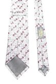 画像2: ヴィヴィアンウエストウッド MAN 中古 / オーブ総柄ネクタイ  シルバーｘ茶  H-25-03-23-055-gd-OD-ZH (2)