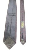 画像2: ヴィヴィアンウエストウッド MAN 中古 / レットイットロック柄ネクタイ  黒  H-25-03-23-058-gd-OD-ZH (2)