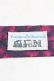 画像3: ヴィヴィアンウエストウッド MAN 中古 / 額縁レオパード柄ネクタイ  赤ｘピンク  H-25-03-23-065-gd-OD-ZH (3)
