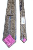 画像2: ヴィヴィアンウエストウッド MAN 中古 / チェーンオーブネクタイ  茶ｘ紺  H-25-03-23-068-gd-OD-ZH (2)