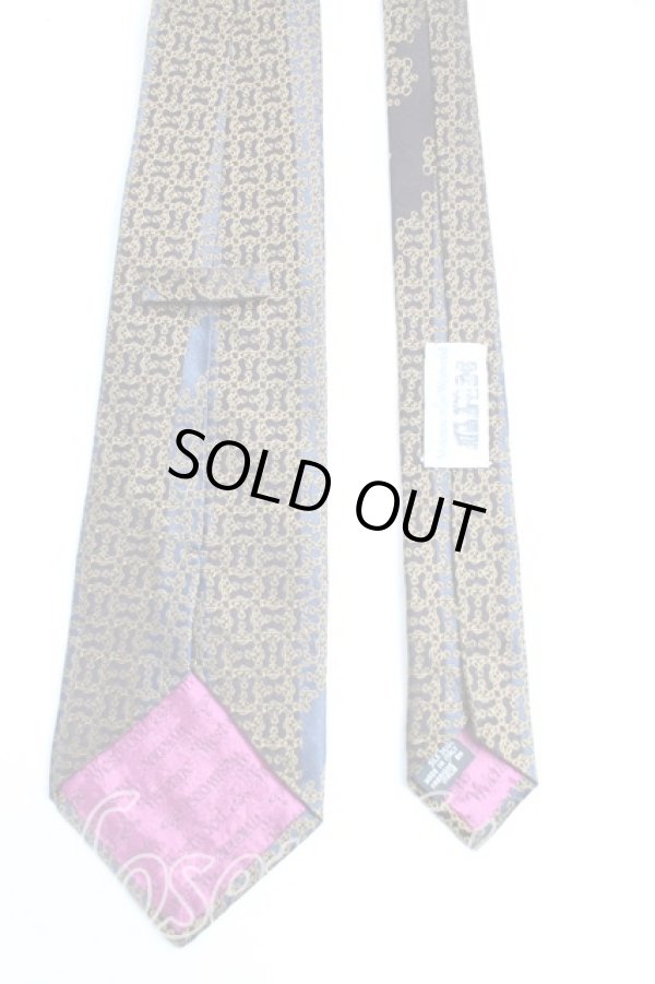 画像2: ヴィヴィアンウエストウッド MAN 中古 / チェーンオーブネクタイ  茶x紺  H-25-03-23-068-gd-OD-ZH (2)