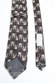 画像2: ヴィヴィアンウエストウッド MAN 中古 / スラッシュオーブ総柄ネクタイ  黒  H-25-03-23-070-gd-OD-ZH (2)