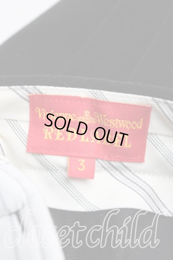 画像3: ヴィヴィアンウエストウッド 中古 / 別珍ストレートパンツ 3 黒  H-25-03-23-006-pa-OD-ZH (3)