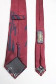 画像2: ヴィヴィアンウエストウッド MAN 中古 / ARプリントネクタイ  ボルドー  H-25-03-23-073-gd-OD-ZH (2)