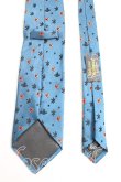 画像2: ヴィヴィアンウエストウッド MAN 中古 / アスタリスク柄ネクタイ  コバルトブルー  H-25-03-23-074-gd-OD-ZH (2)