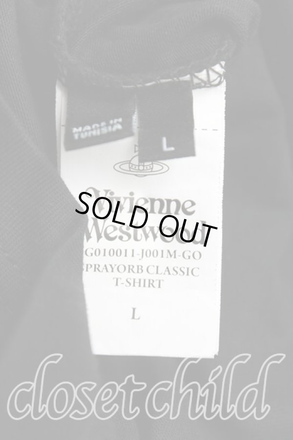 画像4: ヴィヴィアンウエストウッド 中古 / スプレーオーブクラシックTシャツ L 黒  H-25-03-23-014-ts-OD-ZH (4)