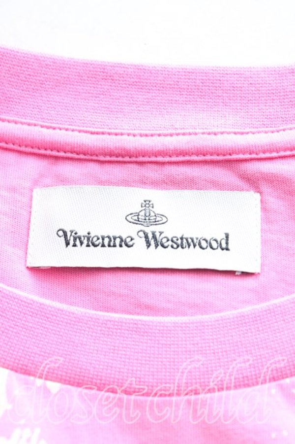 画像3: ヴィヴィアンウエストウッド 中古 / KISS オーバーザイブTシャツ S ピンク  H-25-03-23-019-to-OD-ZH (3)