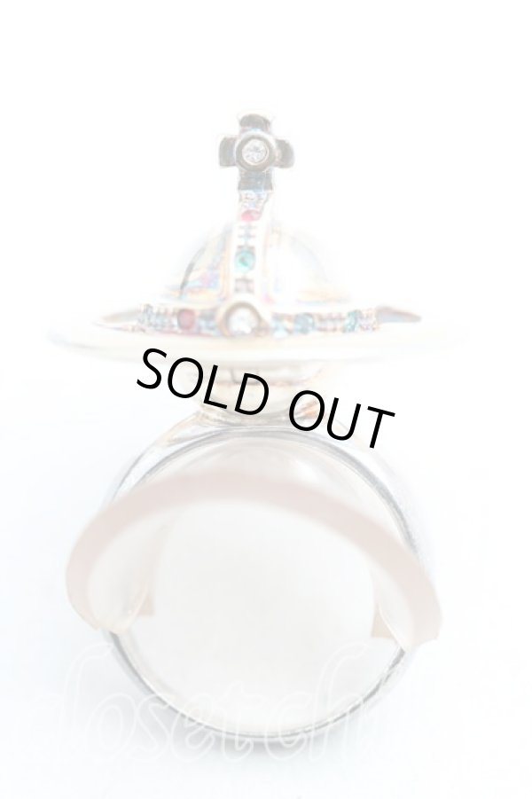 画像2: ヴィヴィアンウエストウッド 中古 / ポイズンリング L(14号) ゴールド  H-25-03-30-023-rg-OD-ZH (2)