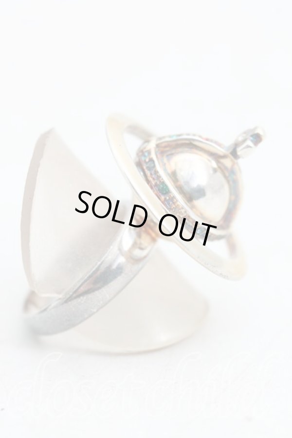 画像3: ヴィヴィアンウエストウッド 中古 / ポイズンリング L(14号) ゴールド  H-25-03-30-023-rg-OD-ZH (3)