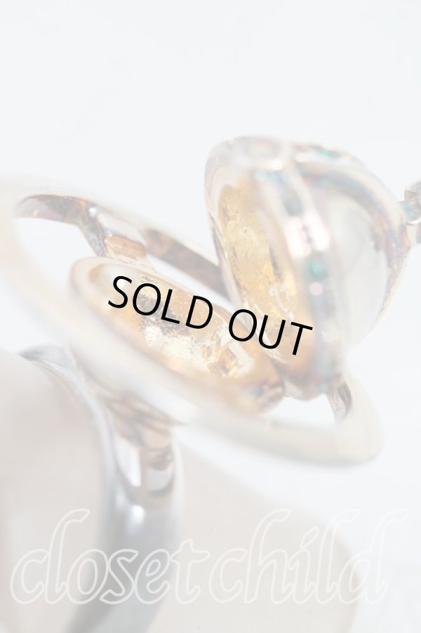 画像5: ヴィヴィアンウエストウッド 中古 / ポイズンリング L(14号) ゴールド  H-25-03-30-023-rg-OD-ZH (5)