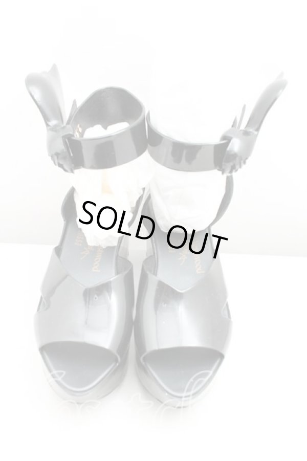 画像2: ヴィヴィアンウエストウッド 中古 / ウィングシューズ 24cm 黒  H-25-03-30-026-sh-OD-ZH (2)