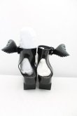 画像4: ヴィヴィアンウエストウッド 中古 / ウィングシューズ 24cm 黒  H-25-03-30-026-sh-OD-ZH (4)