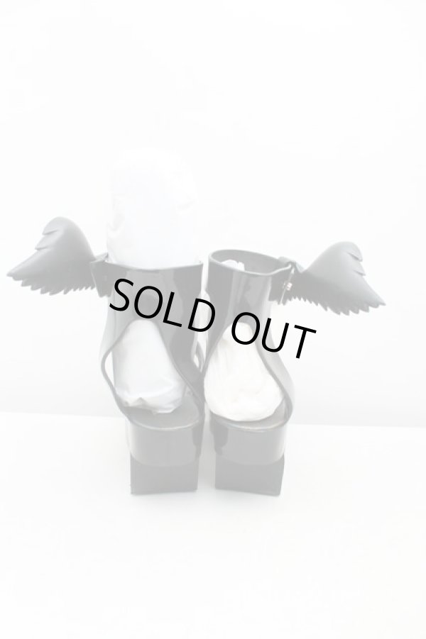 画像4: ヴィヴィアンウエストウッド 中古 / ウィングシューズ 24cm 黒  H-25-03-30-026-sh-OD-ZH (4)