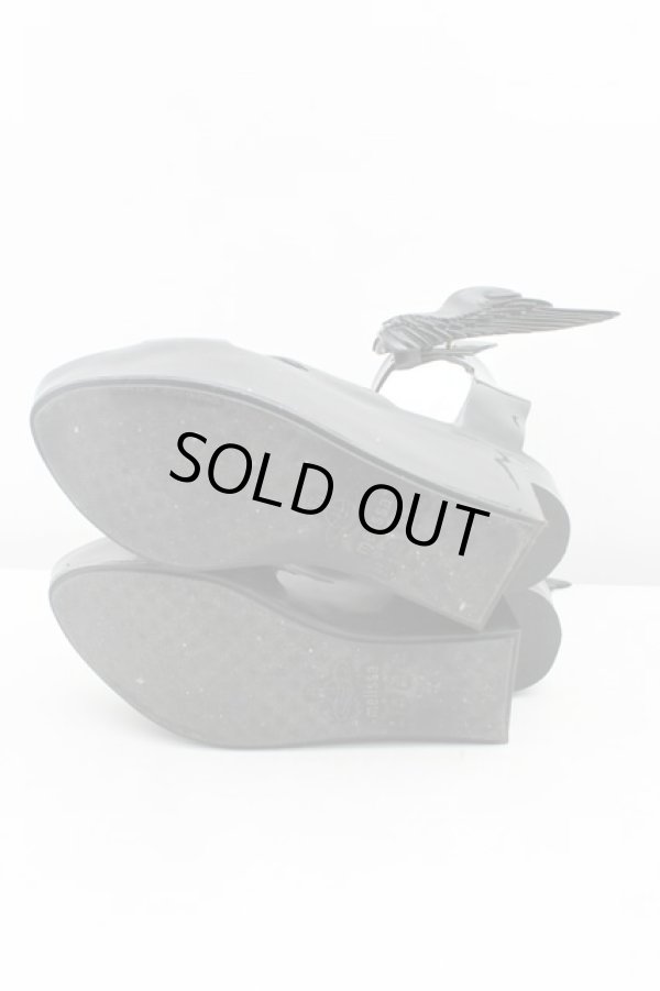 画像5: ヴィヴィアンウエストウッド 中古 / ウィングシューズ 24cm 黒  H-25-03-30-026-sh-OD-ZH (5)