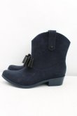 画像3: ヴィヴィアンウエストウッド×Melissa 中古 / プロテクションブーツ 24.5cm 紺  H-25-03-30-030-sh-OD-ZH (3)