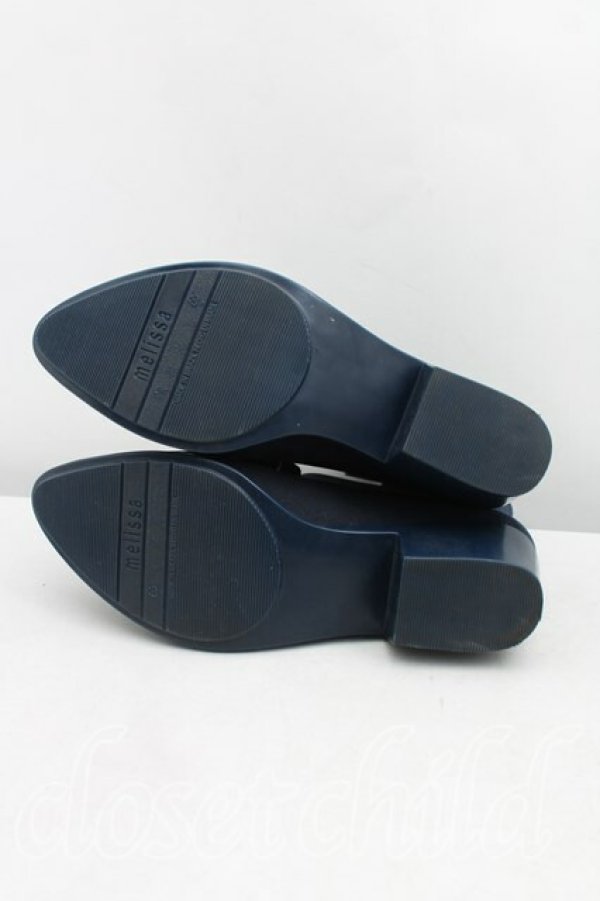 画像5: ヴィヴィアンウエストウッド×Melissa 中古 / プロテクションブーツ 24.5cm 紺  H-25-03-30-030-sh-OD-ZH (5)