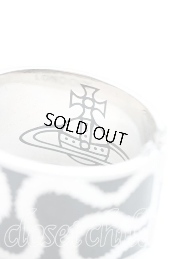 画像2: ヴィヴィアンウエストウッド 中古 / スクイグルバングル  黒  H-25-03-30-005-ac-OD-ZH (2)