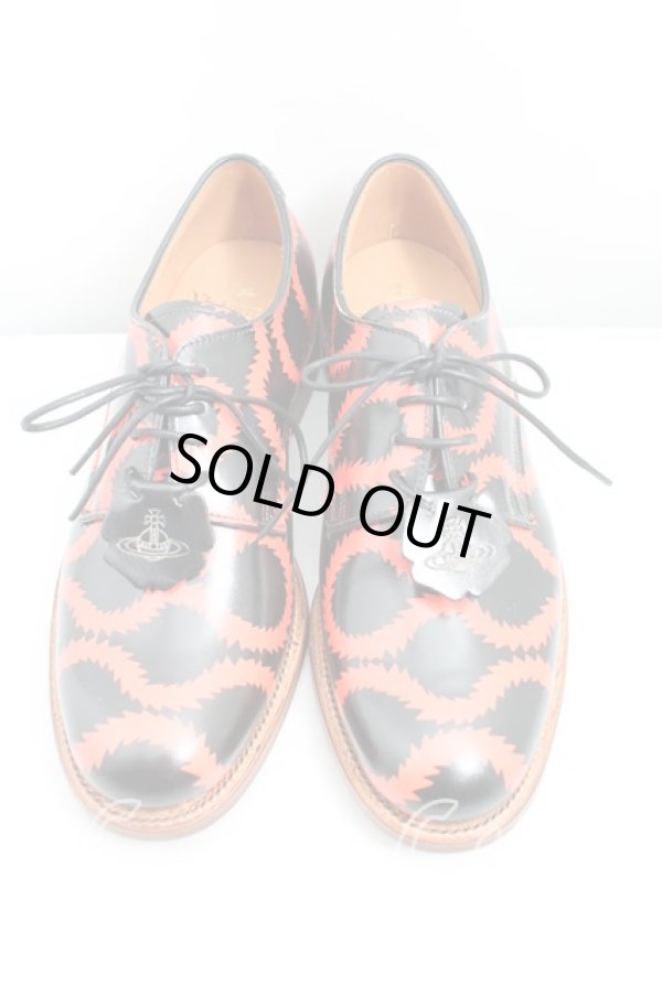 画像2: ヴィヴィアンウエストウッド 中古 / スクイグルシューズ UK5(23.5cm) 黒  H-25-03-30-031-sh-OD-ZH (2)