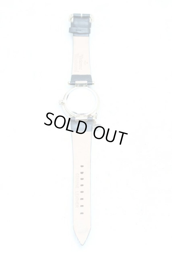 画像3: ヴィヴィアンウエストウッド 中古 / オーブチャームウォッチ  黒×ゴールド  H-25-03-30-036-ac-IN-ZH (3)