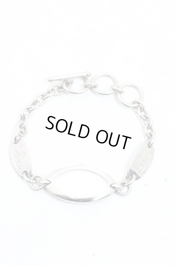 画像2: ヴィヴィアンウエストウッド 中古 / オーバルブレスレットウォッチ  シルバー  H-25-03-30-037-ac-IN-ZH (2)