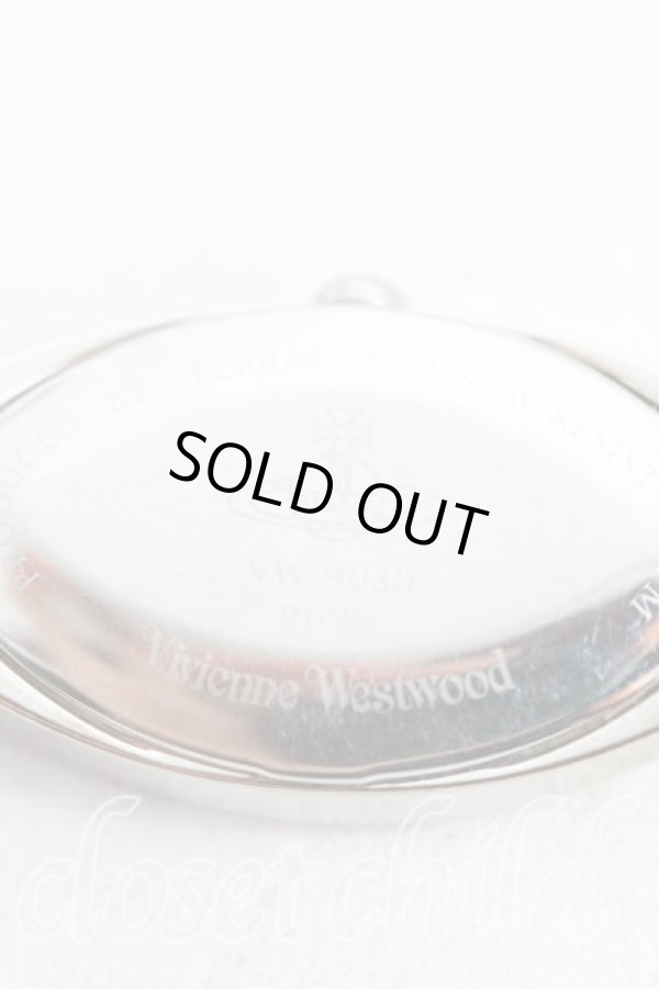 画像4: ヴィヴィアンウエストウッド 中古 / オーバルブレスレットウォッチ  シルバー  H-25-03-30-037-ac-IN-ZH (4)