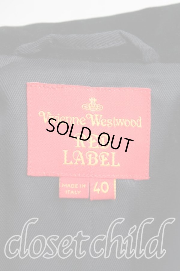 画像3: ヴィヴィアンウエストウッド 中古 / ツイードプリンセスジャケット 40(9号) 灰×黒  H-25-03-30-062-jc-IN-ZH (3)