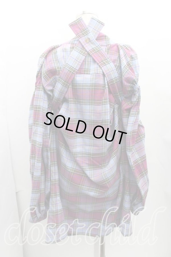 画像2: ヴィヴィアンウエストウッド 中古 / GARRET DRESS 38（7号） 水色  H-25-03-30-064-op-OD-ZH (2)