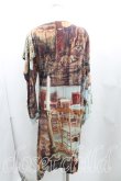 画像2: ANGLOMANIA 中古 / サロン柄カットソーワンピ S マルチ  H-25-03-30-065-op-OD-ZH (2)