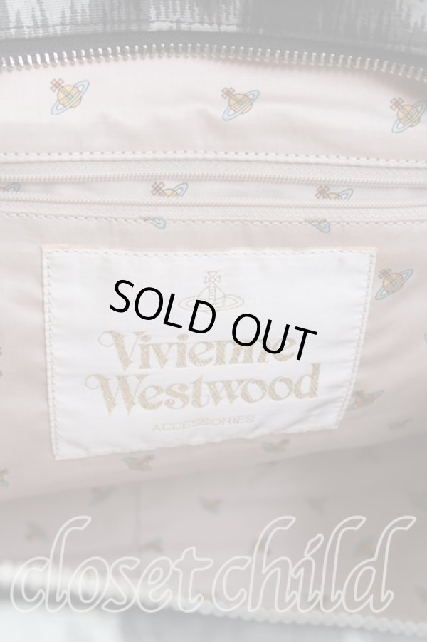 画像4: ヴィヴィアンウエストウッド 中古 / レオパードヤスミンバッグ  黒  H-25-03-30-008-ba-OD-ZH (4)