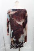 画像2: ANGLOMANIA 中古 / ルーベンスカットソーワンピ L マルチ  H-25-03-30-066-op-OD-ZH (2)