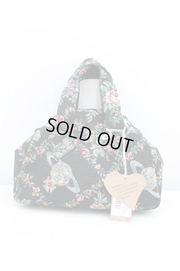 画像5: ヴィヴィアンウエストウッド 中古 / レオパードヤスミンバッグ  黒  H-25-03-30-008-ba-OD-ZH (5)