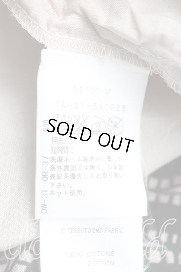 画像4: ANGLOMANIA 中古 / 総柄ワンピース 40(9号) 黒xベージュ  H-25-03-30-068-op-OD-ZH (4)