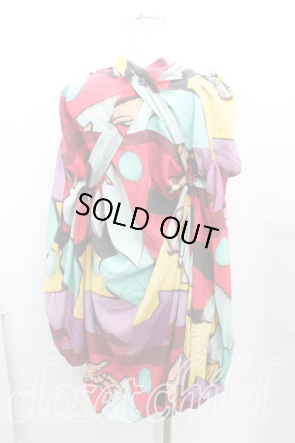 画像2: ヴィヴィアンウエストウッド 中古 / GARRET DRESS 38(9号) マルチ  H-25-03-30-072-op-OD-ZH (2)