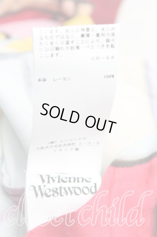 画像5: ヴィヴィアンウエストウッド 中古 / GARRET DRESS 38(9号) マルチ  H-25-03-30-072-op-OD-ZH (5)