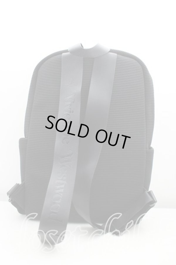 画像2: ヴィヴィアンウエストウッド MAN 中古 / クルーカットORBメンズリュック  黒  H-25-03-30-010-ba-IN-ZH (2)