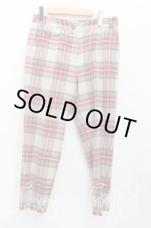 ヴィヴィアンウエストウッド 変形 キュロットパンツ ショートパンツ チェック w closet チェック柄 ハイウエスト キュロット ショートパンツ