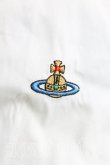 画像6: ヴィヴィアンウエストウッド 中古 / カラーオーブ刺繍高襟シャツ 40（9号相当） 白  H-25-03-30-085-bl-OD-ZH (6)