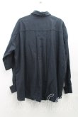 画像2: ANGLOMANIA 中古 / アングロフィリア刺繍シャツ 38（M相当） 紺  H-25-03-30-087-bl-OD-ZH (2)