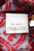 画像4: ヴィヴィアンウエストウッド 中古 / カラーオーブ刺繍総柄半袖シャツ II(9号相当） 赤ｘ青  H-25-03-30-094-bl-OD-ZH (4)