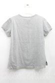 画像2: ヴィヴィアンウエストウッド MAN 中古 / リーフptTシャツ XS 灰  H-25-03-30-103-ts-OD-ZH (2)