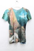 画像2: ANGLOMANIA 中古 / MARS&VENUS　Tシャツ S 緑  H-25-03-30-107-ts-OD-ZH (2)