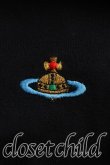 画像5: ヴィヴィアンウエストウッド 中古 / カラーオーブ刺繍モックコットンニット 38（S相当） 黒  H-25-03-30-112-to-OD-ZH (5)