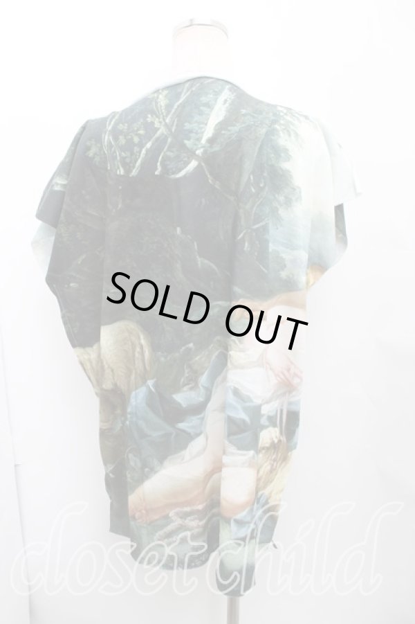 画像2: ヴィヴィアンウエストウッド 中古 / BOUCHER スクエアTシャツ ONE SIZE マルチ  H-25-03-30-113-to-OD-ZH (2)