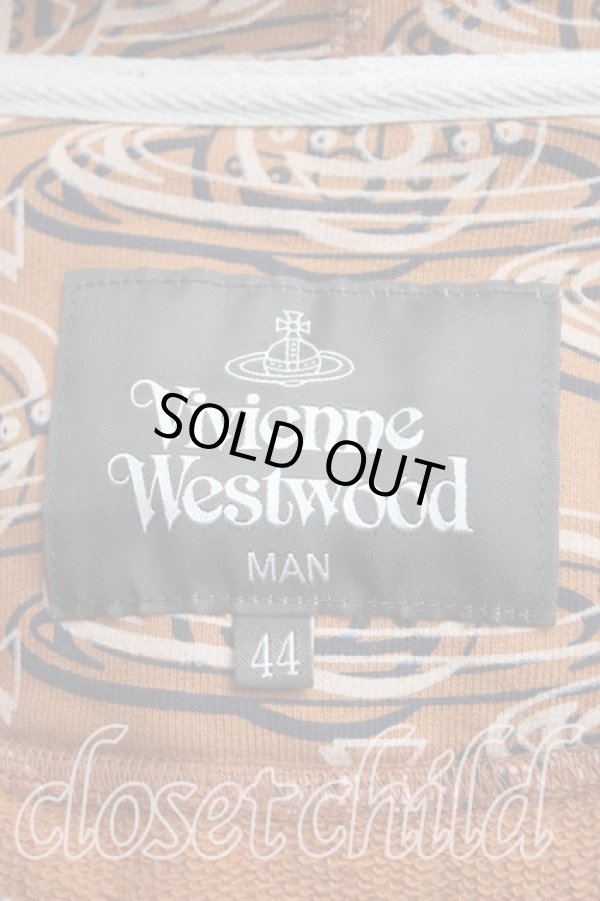 画像3: ヴィヴィアンウエストウッド MAN 中古 / オーブリピートフーディパーカー 44(メンズS) オレンジ  H-25-03-30-116-to-IN-ZH (3)